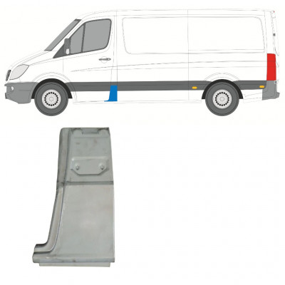 Oszlop javító panel hoz Mercedes Sprinter 2006- / Bal 7411