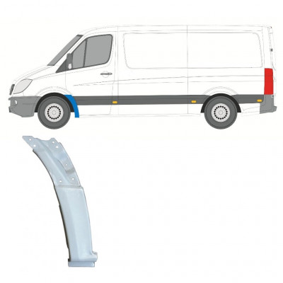 Első sárvédő javító panel hoz Mercedes Sprinter 2006- / Bal 7413