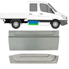 Hátsó ajtó javító panel hoz Mercedes Sprinter 2006-2018 / Bal = Jobb (szimmetrikus) / Készlet 10512