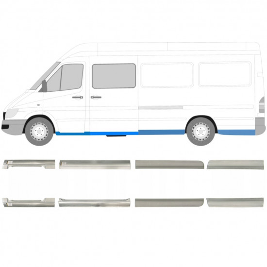 Javító panel készlet hoz Mercedes Sprinter 1995- / LWB / Bal+Jobb /  6757