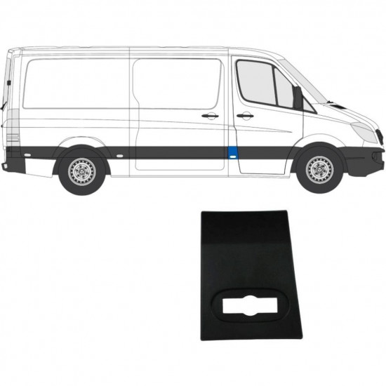 Ajtó díszléc hoz Mercedes Sprinter 2006- / Jobb 7225