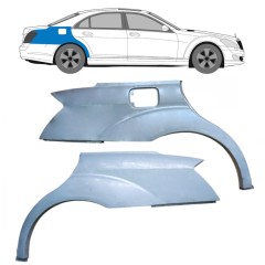 Hátsó sárvédő javító panel hoz Mercedes S-Class W221 2005-2013 / Bal+Jobb / Készlet 10088