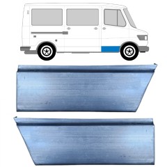 Első ajtó javító lemez hoz Mercedes T1 207-410 1977-1995 / Bal+Jobb / Készlet 9564
