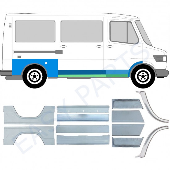 Javító panel készlet hoz Mercedes T1 1977-1996 / Bal+Jobb /  6714