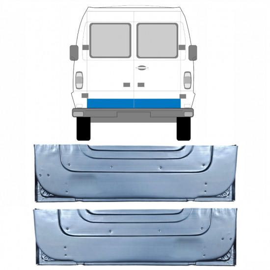 Belső hátsó ajtó javító panel hoz Mercedes T1 1977-1996 / Bal+Jobb / Készlet 9568