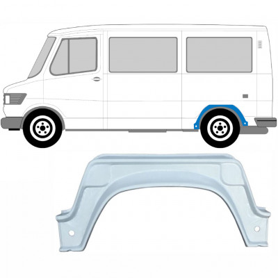 Belső hátsó kerékív javító panel hoz Mercedes T1 1977-1996 / Bal 5217