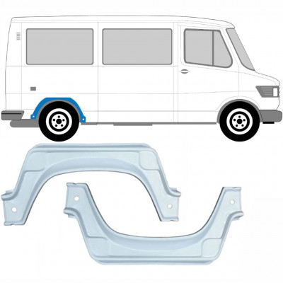 Belső hátsó kerékív javító panel hoz Mercedes T1 1977-1996 / Bal+Jobb / Készlet 9563