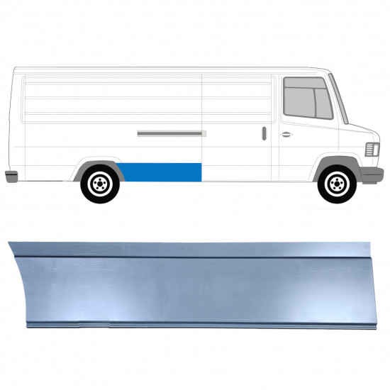 Hátsó sárvédő javító panel hoz Mercedes T2 1986-1996 / Jobb /  8010