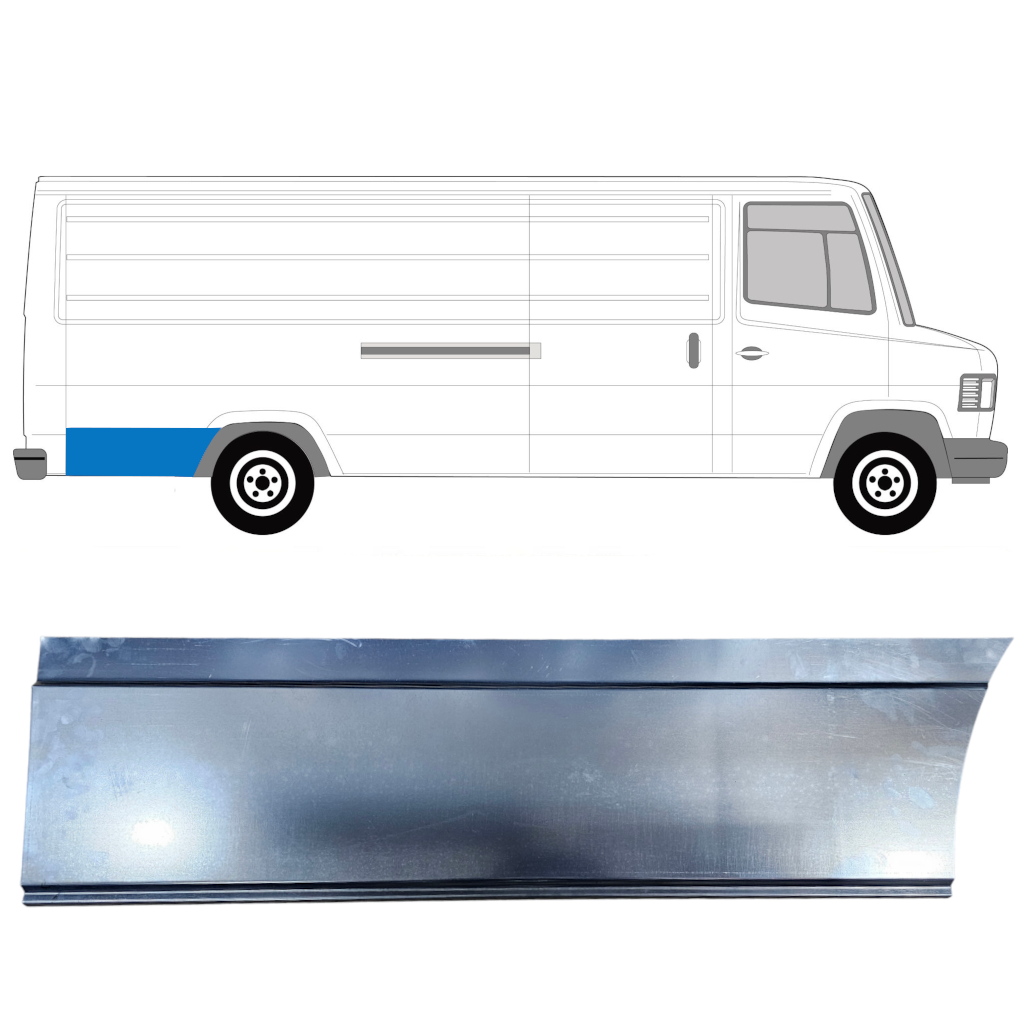 Hátsó Sárvédő Javító Panel Hoz Mercedes T2 1986-1996 / Jobb 8012