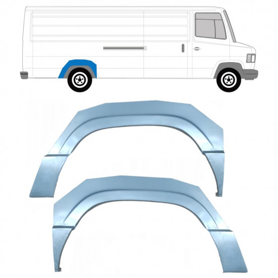 Hátsó sárvédő javító panel hoz Mercedes T2 1986-1996 / Készlet 12031