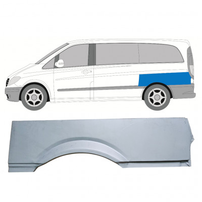 Hátsó sárvédő javító panel hoz Mercedes Vito 2003- / SWB / Bal 8284