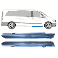 Első ajtó küszöb javító panel hoz Mercedes Vito W639 2003-2014 / Bal+Jobb / Készlet 9785