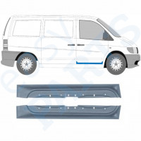 Belső első ajtó javító lemez hoz Mercedes Vito 1996-2003 / Bal+Jobb / Készlet 10433