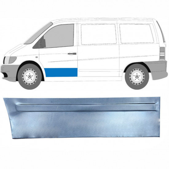 Külső ajtó javító panel hoz Mercedes Vito 1996-2003 / Bal 8274