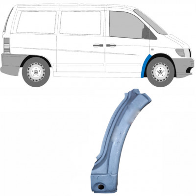 Első sárvédő javító panel hoz Mercedes Vito 1996-2003 / Jobb 8275