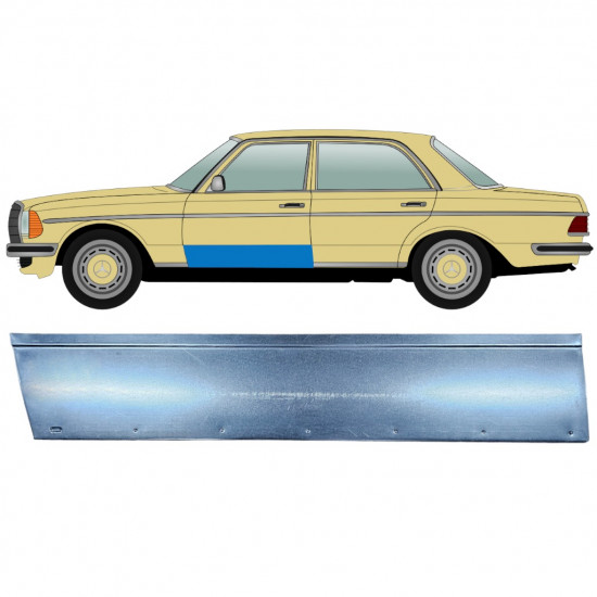 Első ajtó javító lemez hoz Mercedes W123 1975-1985 / Bal 6771