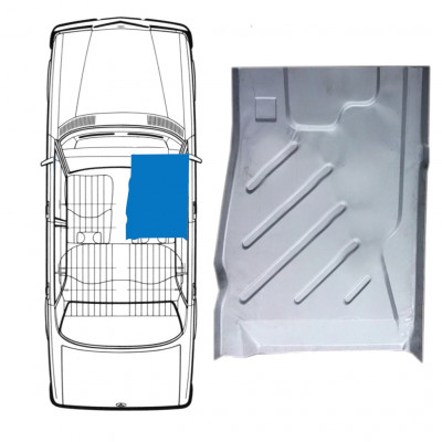 Alsó karosszéria padló javító panel hoz Mercedes W123 1975-1985 / Jobb 8303