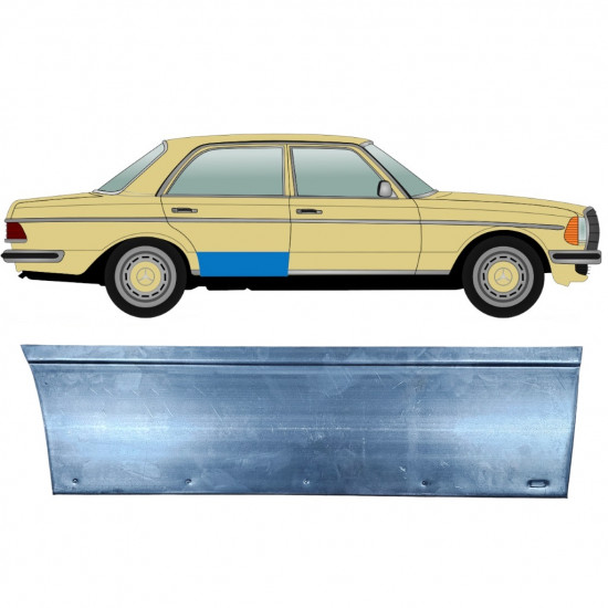 Hátsó ajtó javító panel hoz Mercedes W123 1975-1985 / Jobb 6772