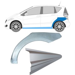 Küszöb és hátsó sárvédő javító panel hoz Mercedes A-Class W169 2004-2012 / Bal / Készlet 11315