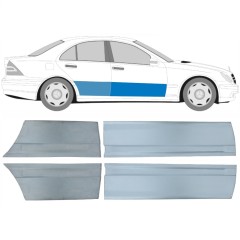 Első és hátsó ajtó javító panel hoz Mercedes C-Class W203 2000-2007 / Bal+Jobb / Készlet 10672