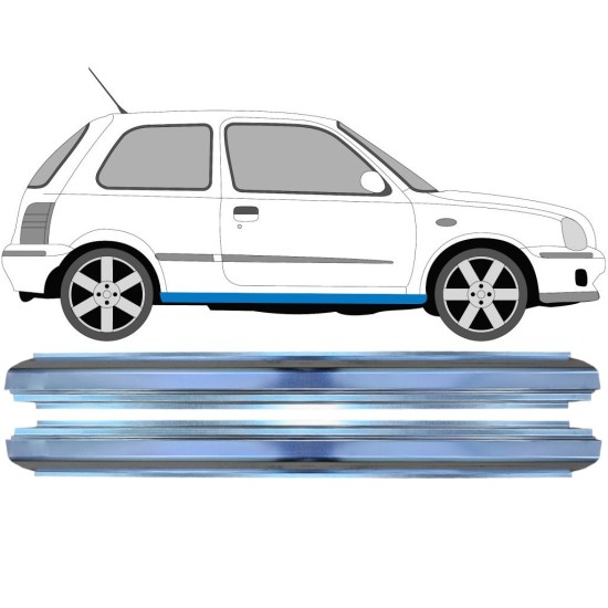 Küszöb javító panel hoz Nissan Micra K11 1992-2003 / Bal+Jobb / Készlet 16148