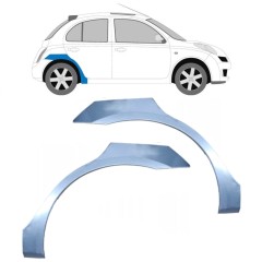 Hátsó sárvédő javító panel hoz Nissan Micra K12 2002-2010 / Bal+Jobb / Készlet 9627