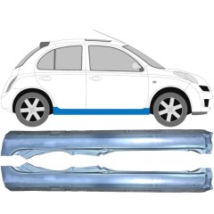 Teljes küszöb hoz Nissan Micra K12 2002-2010 / Bal+Jobb / Készlet 9628