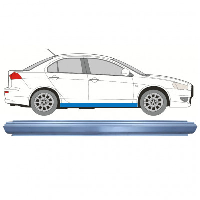 Küszöb javító panel hoz Mitsubishi Lancer 2007- / Bal = Jobb (szimmetrikus) 7933