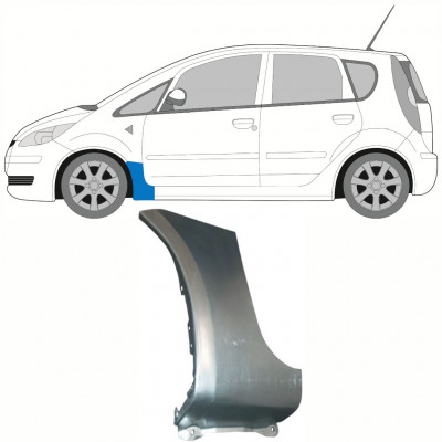 Első sárvédő javító panel hoz Mitsubishi Colt 2004-2012 / Bal 8381