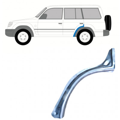 Hátsó sárvédő javító panel hoz Mitsubishi Pajero 1991-1999 / Bal 8987