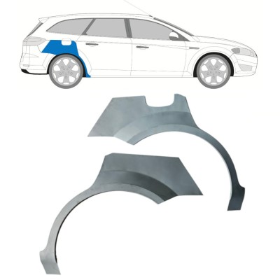 Hátsó sárvédő javító panel hoz Ford Mondeo 2007-2010 / Bal+Jobb / COMBI / SEDAN / Készlet 16849