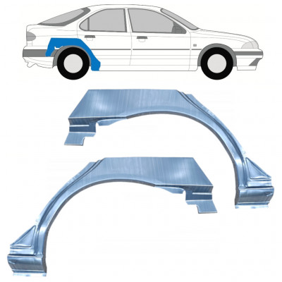 Hátsó sárvédő javító panel hoz Ford Mondeo 1993-2000 / Bal+Jobb / Készlet 9918