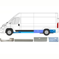 Javító panel készlet hoz Opel Movano 2021-2026 / Bal 16808