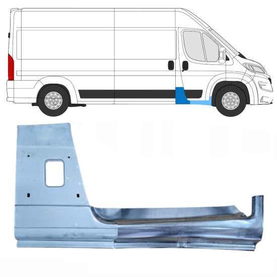 Oszlop javító panel + Küszöb javító panel hoz Opel Movano 2021-2026 / Jobb 16471
