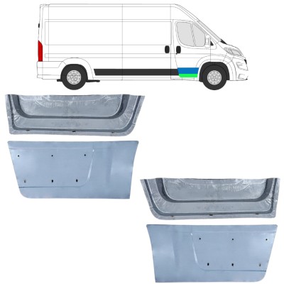 Belső és külső első ajtó javító panel hoz Opel Movano 2021-2026 16480