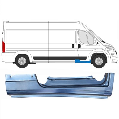 Első ajtó küszöb javító panel hoz Opel Movano 2021-2026 / Jobb 16417