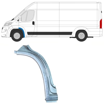 Első sárvédő javító panel hoz Opel Movano 2021-2026 / Bal 16410