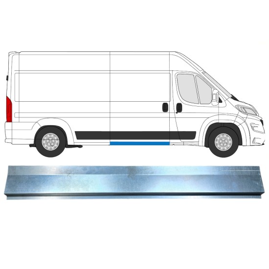 Belső küszöb javító panel hoz Opel Movano 2021-2026 / Bal = Jobb (szimmetrikus) 16474