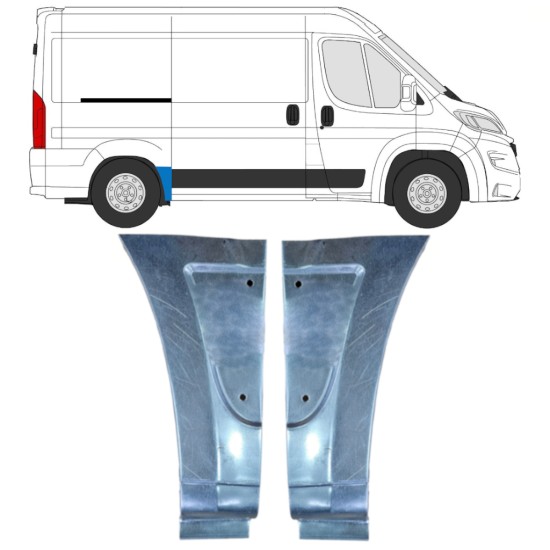 Hátsó sárvédő javító panel hoz Opel Movano 2021-2026 / Bal+Jobb 16499