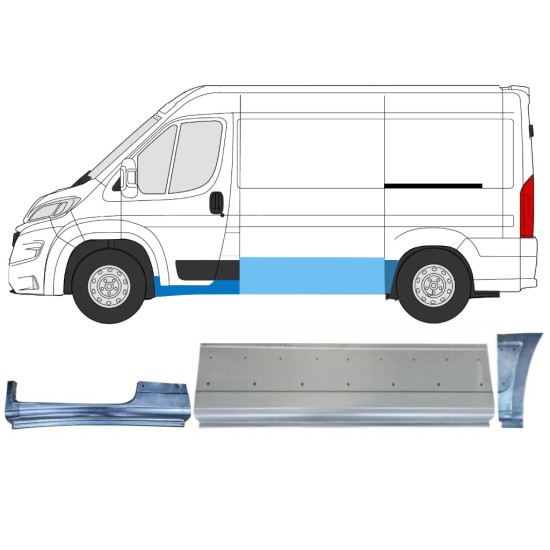 Javító panel készlet hoz Opel Movano 2021-2026 / Bal 16532