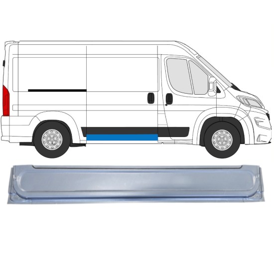 Belső tolóajtó javító panel hoz Opel Movano 2021-2026 / Jobb 16404