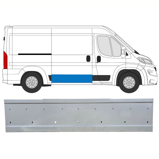 Tolóajtó javító panel hoz Opel Movano 2021-2026 / Jobb 16460
