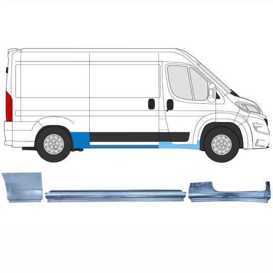 Javító panel készlet hoz Opel Movano 2021-2026 / Jobb / 16526