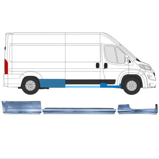 Javító panel készlet hoz Opel Movano 2021-2026 / Jobb / 16524