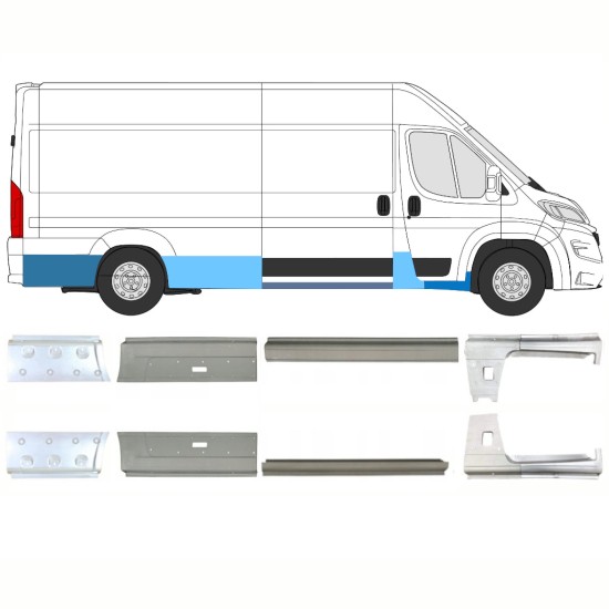 Javító panel készlet hoz Opel Movano 2021-2026 / Bal+Jobb / 16446