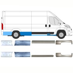 Javító panel készlet hoz Opel Movano 2021-2026 / Bal+Jobb 16465
