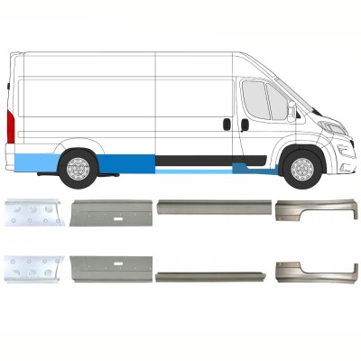 Javító panel készlet hoz Opel Movano 2021-2026 / Bal+Jobb 16470