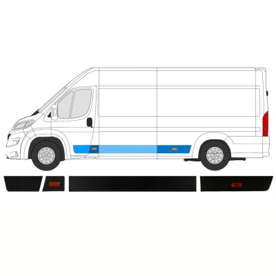 Oldalsó díszítő elemek készlete hoz Opel Movano 2021- / Bal 14425