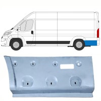 Hátsó sárvédő javító panel hoz Opel Movano 2021-2026 / Bal 16494