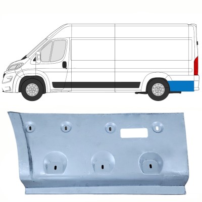 Hátsó sárvédő javító panel hoz Opel Movano 2021-2026 / Bal 16494